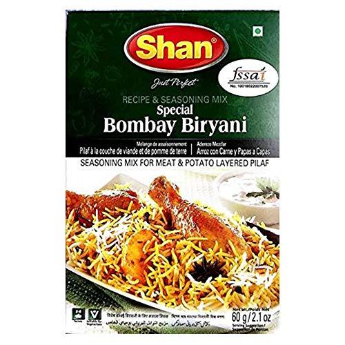 Shans Shan Special Bombay Biryani Masala, 2.12 oz / 60 g, 4 Pack