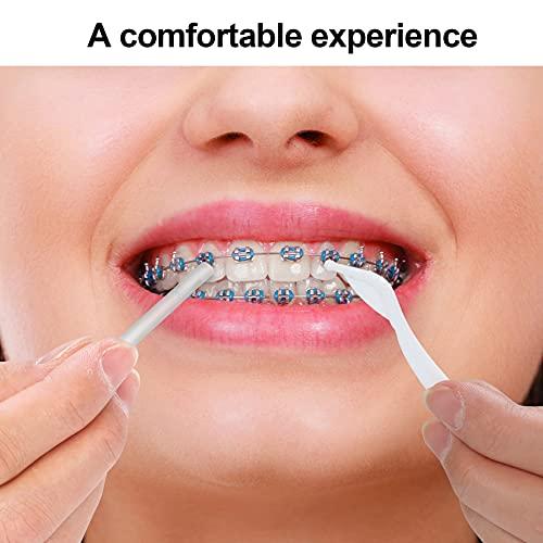 Annhua Annhua Orthodontist Wax Brace Wax Flavored 10 Pack, Dental Ortho Dots Wax Strips for Aligners, Braces Wearer, Brackets, Invisible-lingers, 10 Fruit Smell