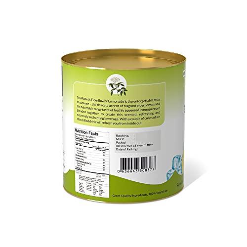 The Tea Planet The Tea Planet Elder flower Lemonade Premix to be added with Water/Soda/Ice Cubes - 800 gm