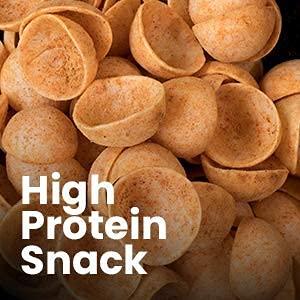 Organic Bites Organic Bites Roasted SOYA Cups Katori Healthy Snacks | Masala Flavour I Namkeen & Evening Party Munch Anytime Crunchy Katori Snack -800 gm