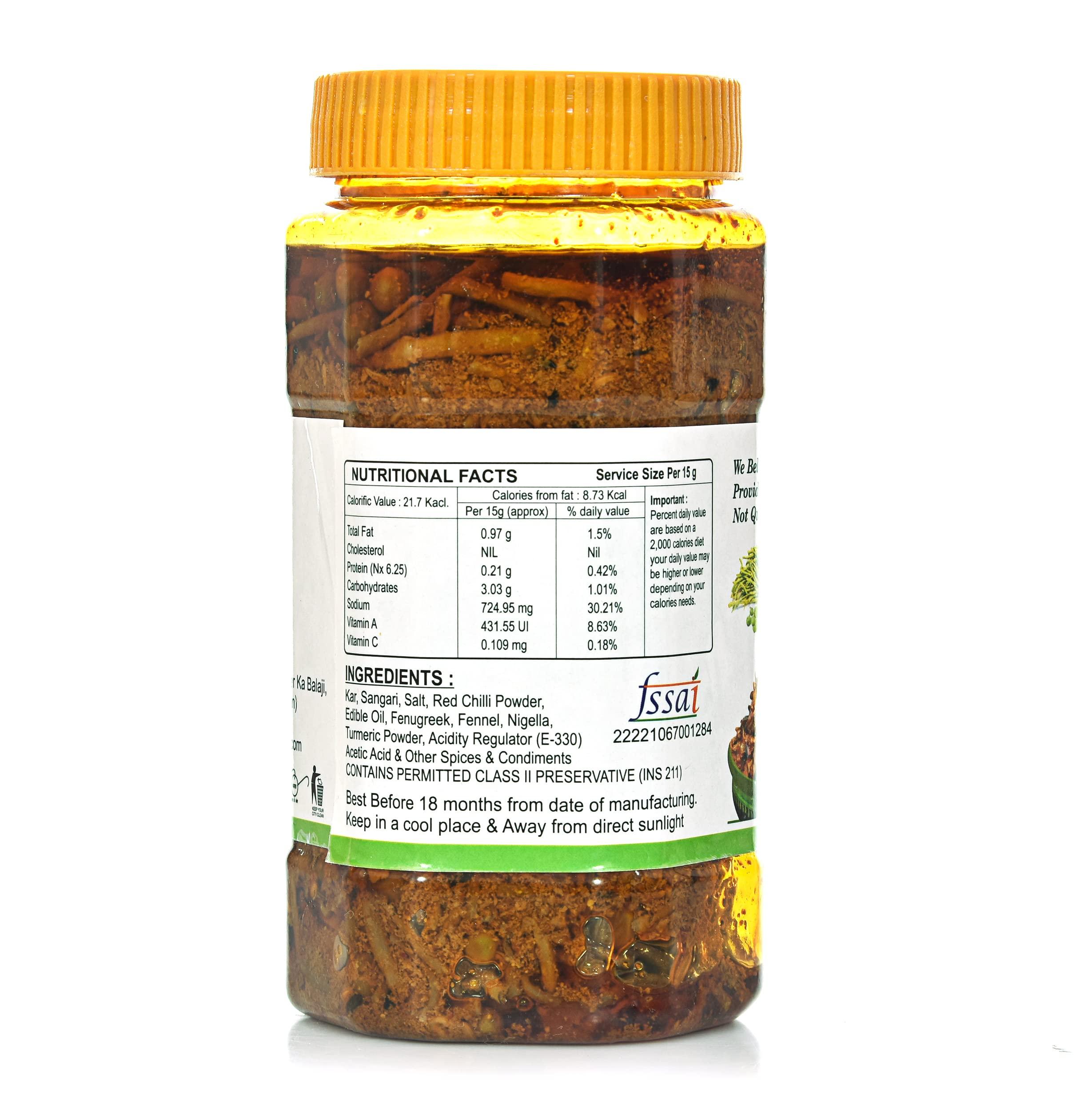 DK NAMKEEN & PICKLES DK Pickles Rajasthani Homemade Ker Sangri and Marwadi Mirchi Pickle Tenti Green Chilli Pickle teet sangri pickles Homemade Ker Sangri Pickle Ghar Ka Achar