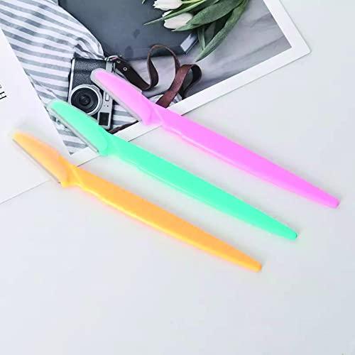 DzVR DzVR Eyebrow Razor | For Salon-Like Eyebrows | Eyebrows, Upper Lip, Targeted Corner Hair | Suitable for Sensitive Areas | No Cuts | Safe & Hygienic | (Pack of 3 Units)