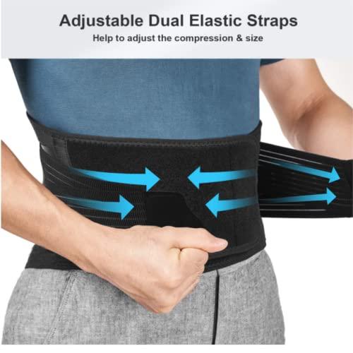 COIF COIF Cotton Lumbar Lower Back Pain Relief Brace for Orthopedic Sacral Waist Back Support - Tailbone Back Posture Corrector Lumbar Pain Belt for Man & Woman (28\" to 47\")