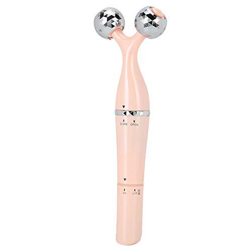 cigemay Face Shaping Massager Skin Tool Face Lifter V Face Massager, Facial Care Tool Face Massage Roller, Pink Tightening for Face Lifting Eye