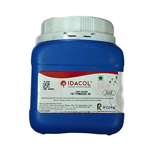 Idacol Idacol Bright Red Food Colour Ponceau 4R Synthetic Food Colour (500 Gram)