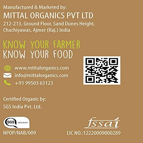 MITTAL ORGANICS Mittal Organics - Organic Mustard Seeds Yellow/Peeli Sarso/Yellow Mastard Seeds- 300 gm (Pack of 1)