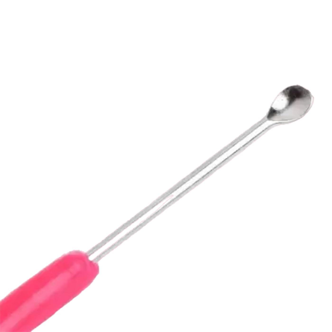 LOOK AT LOOK AT Stainless Steel Ear Pick Wax Cleaner Scoop Spoon Tool Ear Pick Remover Earwax Removal Multi Color Pack Of 6