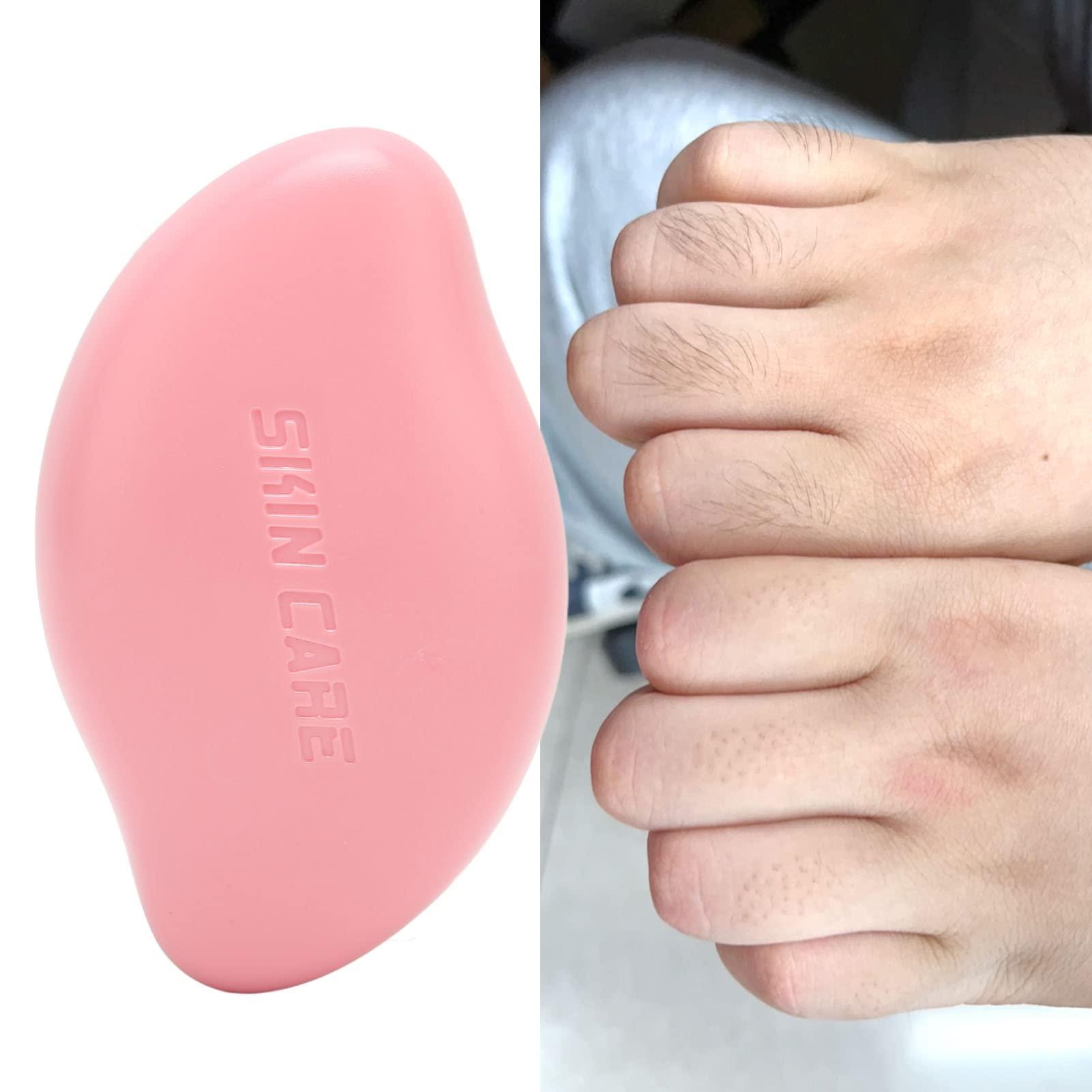 ENZZ Epilator, Painless Hair Removal Tool for Legs for Back Pink