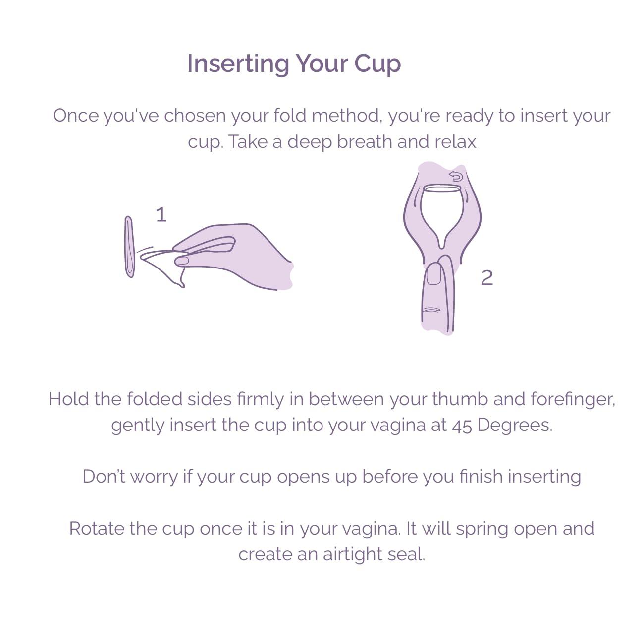 Me Cups Bold & Confident Me Cups Bold & Confident Reusable Menstrual Cup For Women Made in U.S.A - With Cotton Pouch, Ultra Soft, Odour and Rash Free, Leakage Proof, Protection for Up to 12 Hours (MID-MEDIUM)