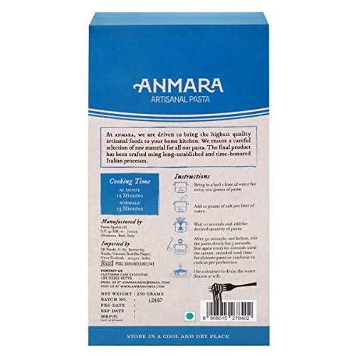 Anmara Anmara Artisanal Pasta, Combo Pack of Gluten Free Fusilli 250g and Pennete 250g Pack of 2