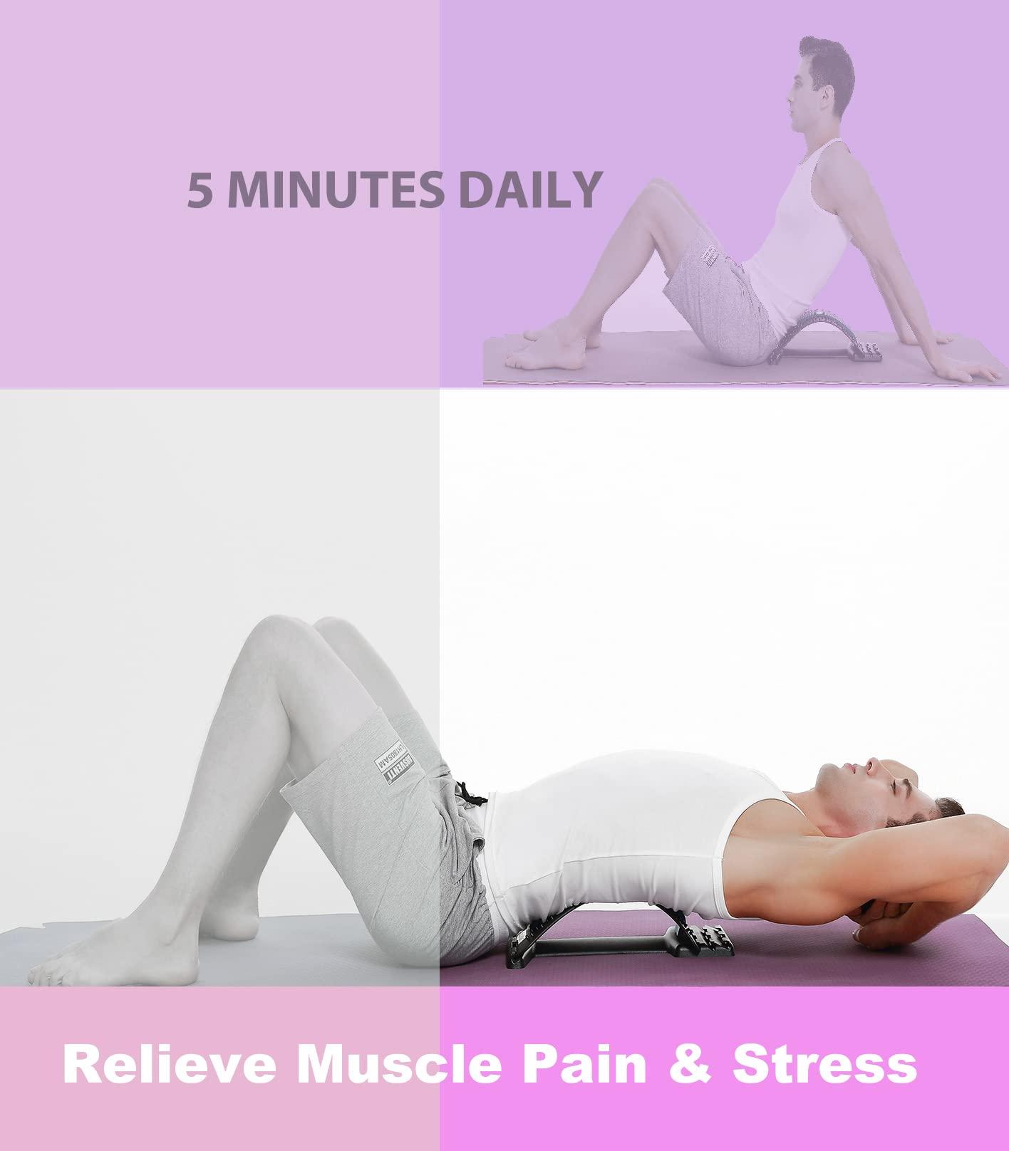 ChiFit Lumbar Pain Relief ChiFit Pure Back Stretcher Relive Herniated Disc Sciatica Lower and Upper Back Stretching Support