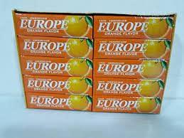 SANFAJ EUROPE CHEWING GUM MINT (Orange)