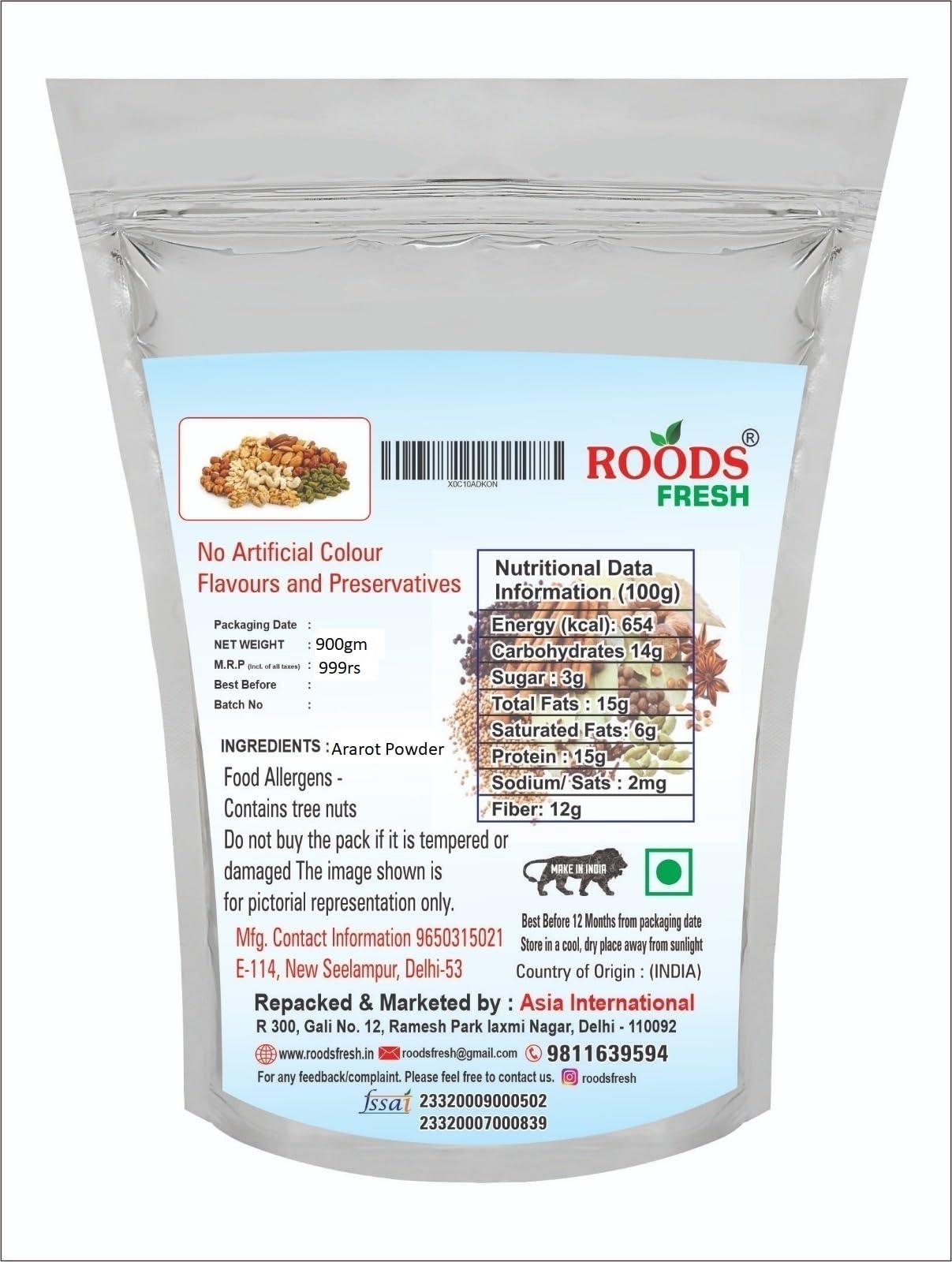 Roods Fresh Roods Fresh Arrowroot Powder, Ararot Powder 900 g