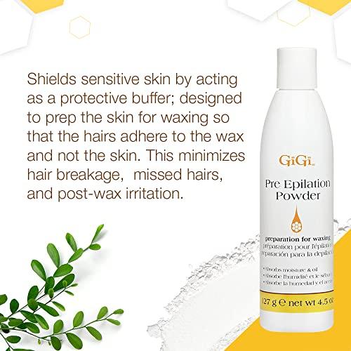 GiGi GiGi Pre Epilation Dusting Powder, 4.5 Ounce