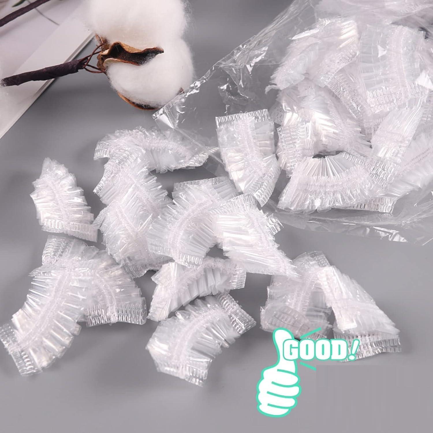 Belanto Waterproof Ear Stickers 500pcs, Disposable Ear Waterproof Ear Protection for Swimming, Showering and Other Water Sports Kids,women Heel Invisible Foot Sticker, Plastic (Disposable Ear Covers 500)