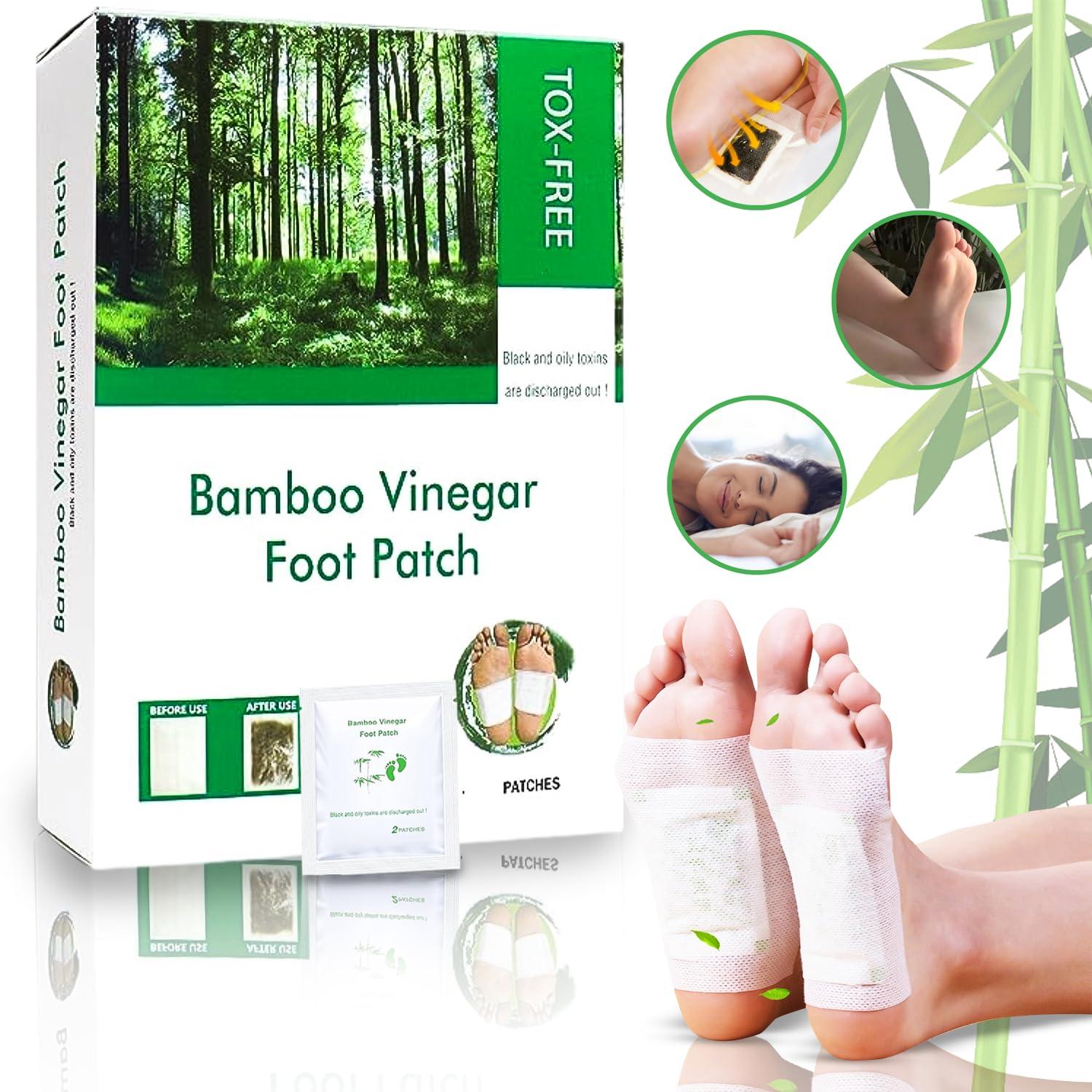 ABELIA Abelia TOX-FREE Detox Foot Patches Pain-Free Pads for Stress Relief Sleep, Natural Ingredients for Adhesive Foot Cleansing Detoxing Patch and Body Cleansing (Set of 1, 10 Patches)