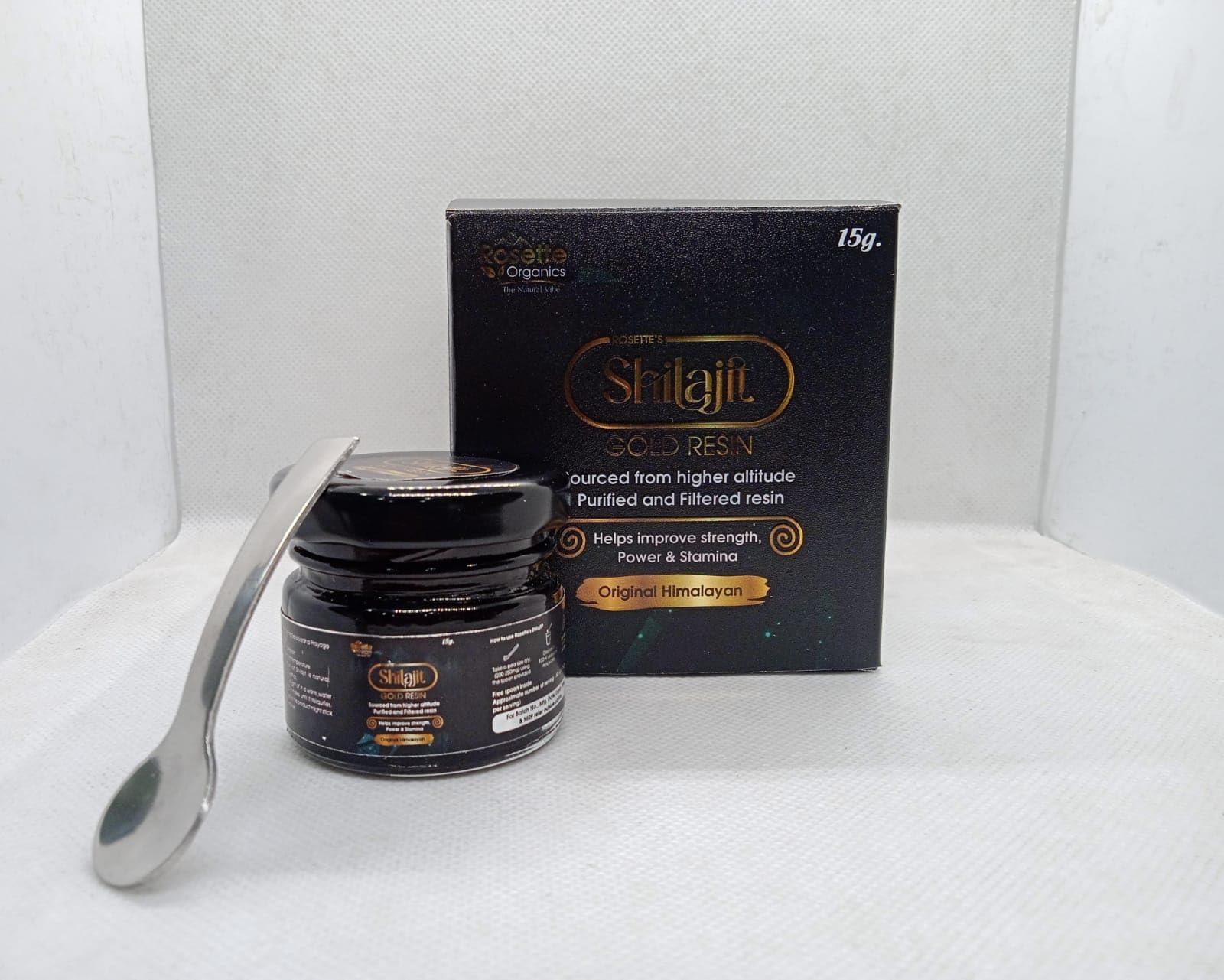 Generic Shilajit Gold Resin - 20g | Helps in boosting Stamina | Contains 24 Carat Gold | 100% Ayurvedic