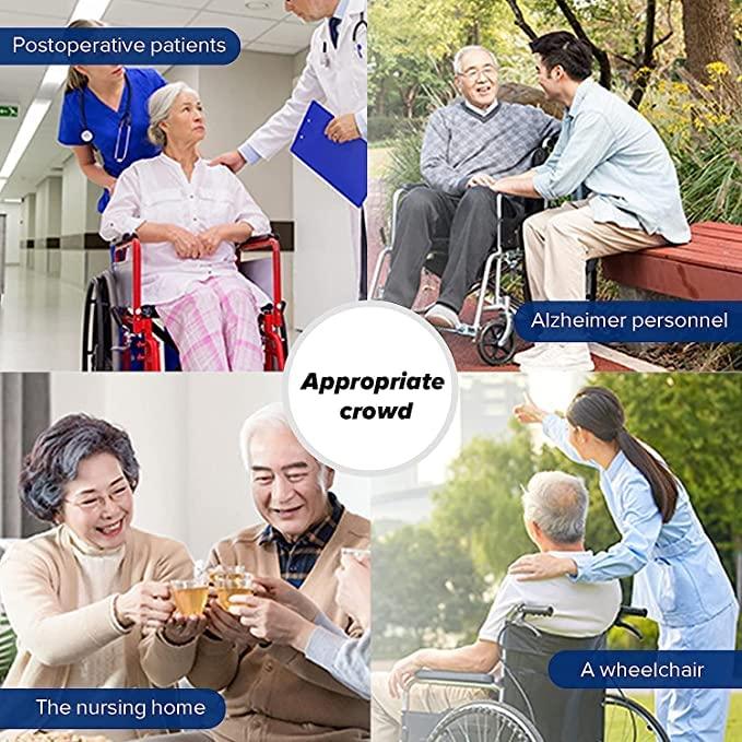 Dhadh Dhadh Adjustable Wheelchair Harness Safety for Patients Elderly Seniors Disabled, Wheelchair Restraint Straps, Wheelchair Seat Belt Torso Support Vest, Patients Nursing Care Products