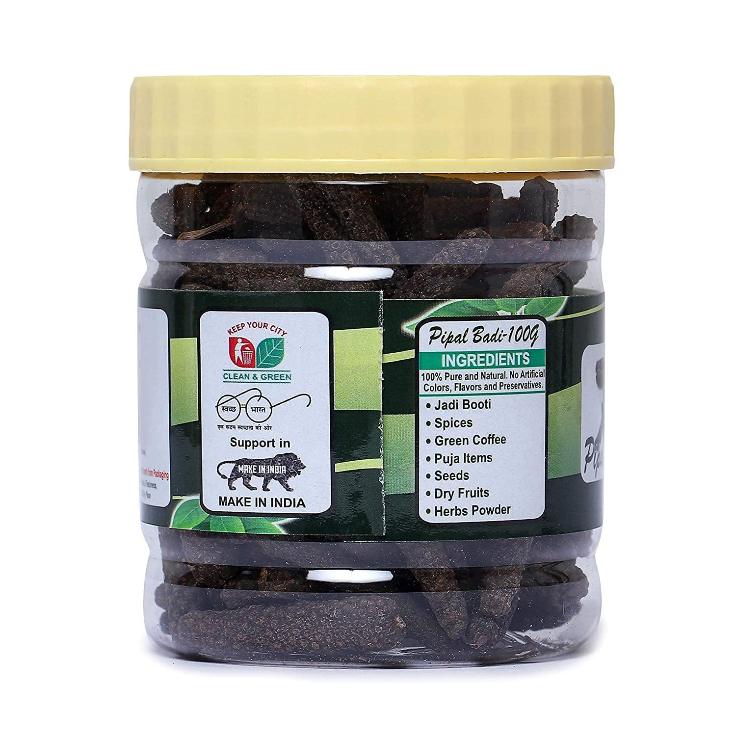 TRH TRH Long Pepper/Thippili/Pipali Whole, Whole Long Pepper, Pepper Long, Pipal, Pippali - Pipal Badi (Pipal Badi, 200 gm)