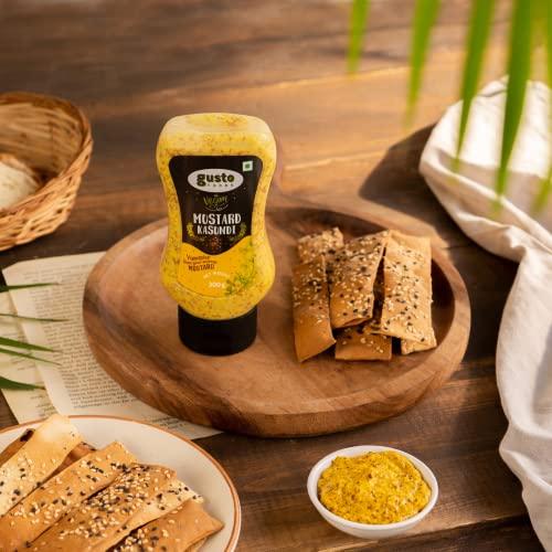 Gusto Foods Gusto Foods Mango Chili Sauce (350g) And Kasundi Saunce (300g) Combo (1 Each) | Sweet and Sour Mango Sauce with Traditional Bengali Mustard Dip Sauce