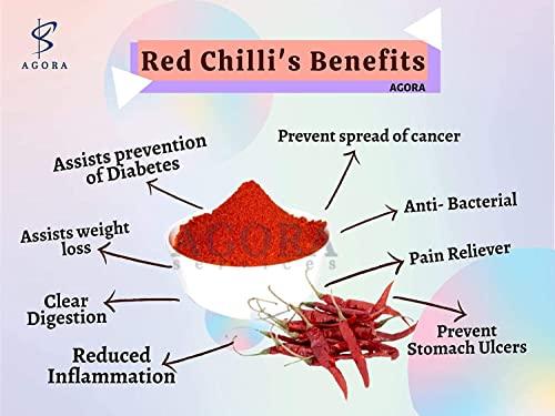 EVRR EVRR Dry Whole Red Chilli (Sukhi Tikhi Lal Mrich) | Sabut Laal Mirch | Dried Spicy Red Chillies - 200 Grams