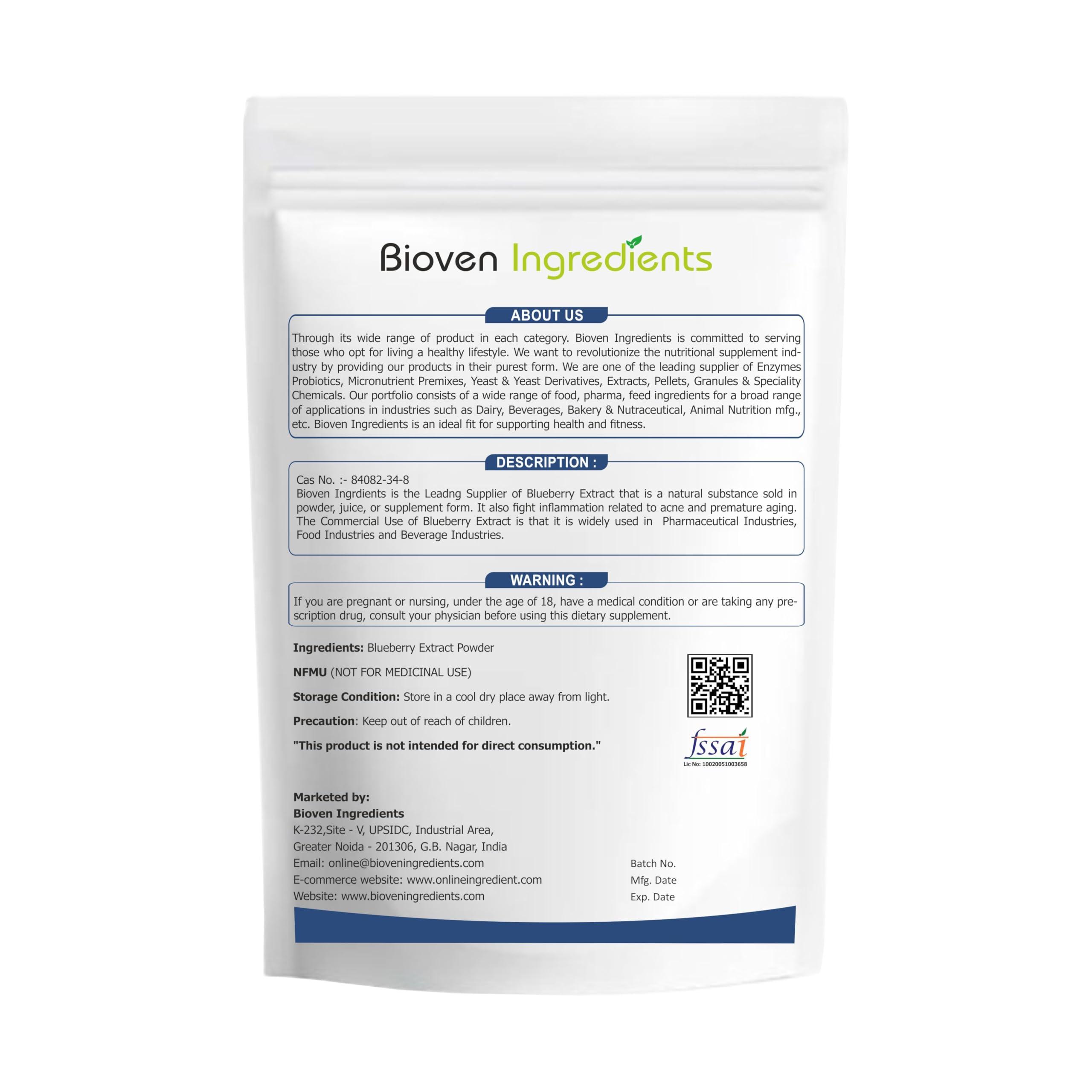 Bioven Bioven Ingredients Blueberry Extract (gm, 125)