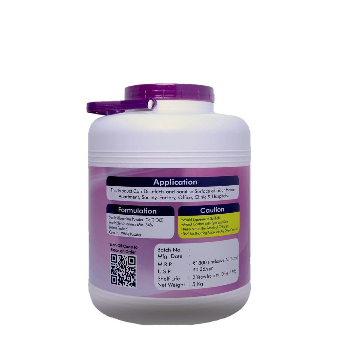 Hypox Hypox Stable Bleaching Powder 5 Kgs Jar