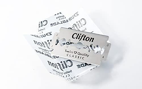 Durablade 100 Clifton Classic Double Edge Razor Blades For Safety Razor - Mens Safety Razor Blades For Shaving For Men For A Smooth And Clean Shave (1 Year Supply)