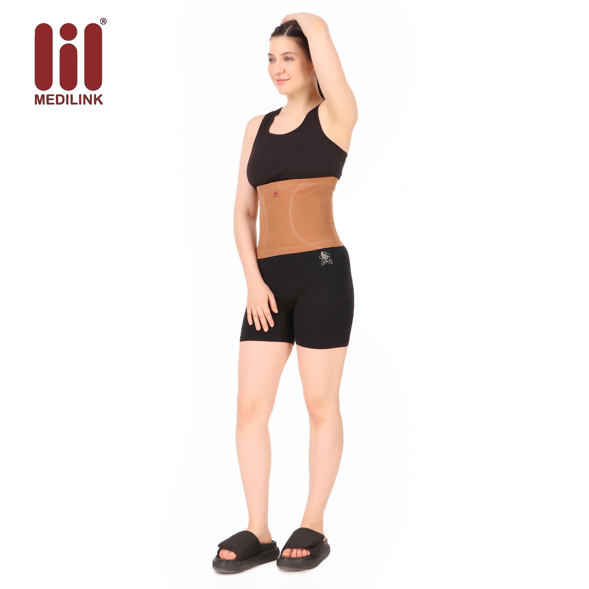 Medilink Medilink Anti Rolling Waist Shapewear Belt Tummy Tucker - Small Skin