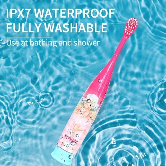 TERA 13 TERA 13 Girls Electric Toothbrushes (1 pcs) Cartoon Electric Toothbrush Extra Soft Electric Battery Powered Toothbrush for Girls, Electric Toothbrush for Kids