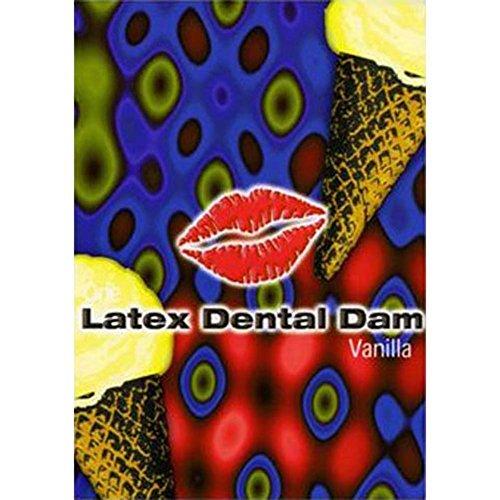 Line One Condoms Latex Dental Dam - Vanilla Latex dental dam, vanilla by Line One Laboratories Inc