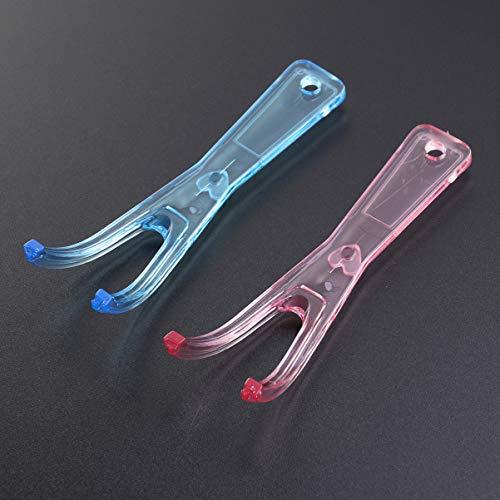 HEALLILY HEALLILY 1pc Dental Floss Holder Y Shape Replacement Floss Mate Handle Flat Wire Dental Floss Replacement Rack for Oral Clean