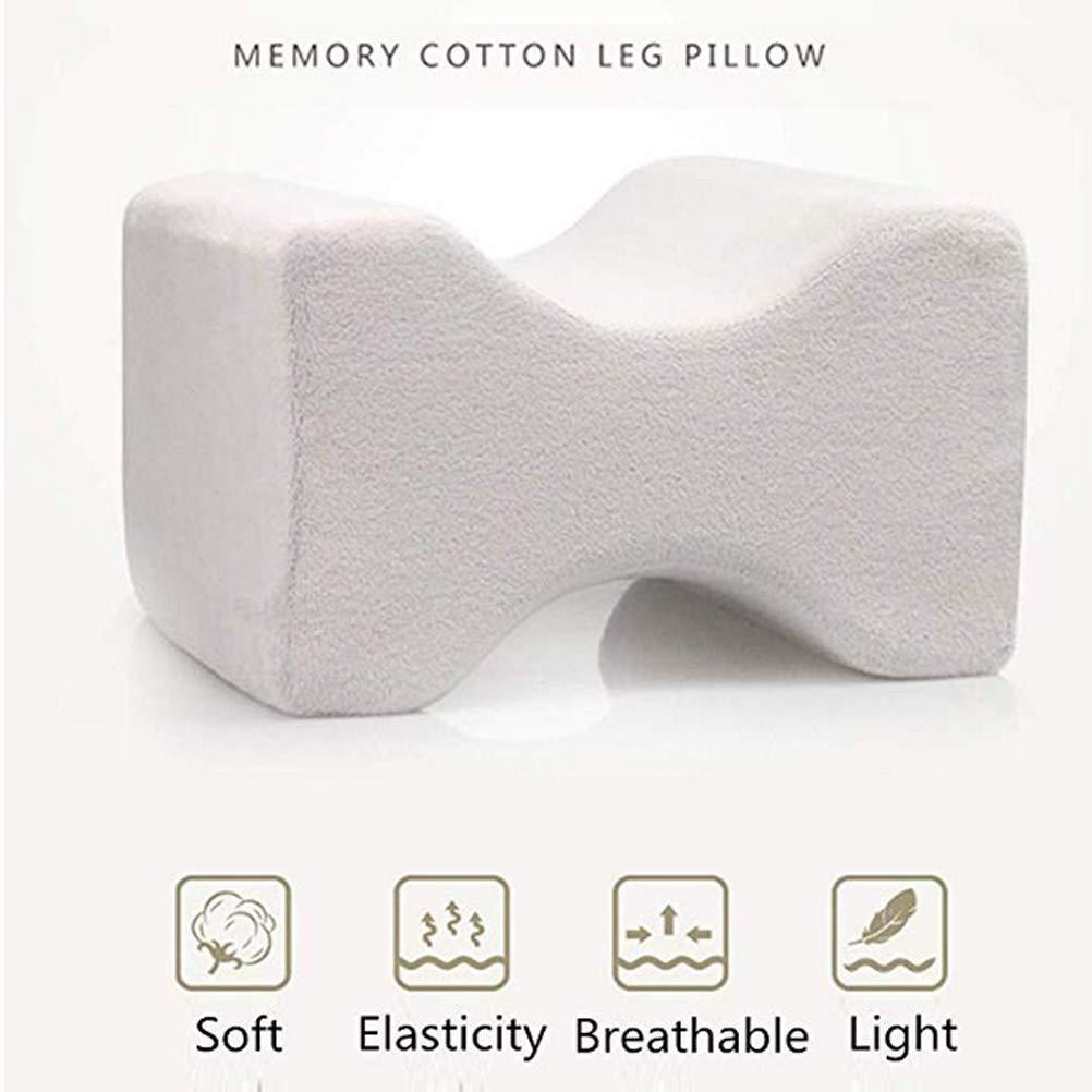 PUM PUM PUM PUM Orthopaedic Knee Pillow for Sciatica Relief, Back Pain, Leg Pain, Pregnancy, Hip and Joint Pain - Memory Foam Knee (Leg Pillow),Black