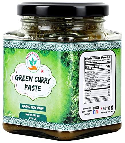 NOURCERY Nourcery Thai Green Curry Paste, 220g Jar [GAENG KIOW WAHN]