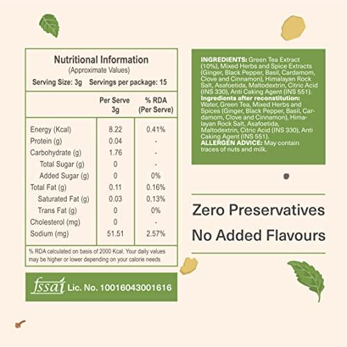 CHAI POINT Chai Point Desi Detox Green Tea | 15 Sachets | Instant Tea | 100% Natural Ingredients