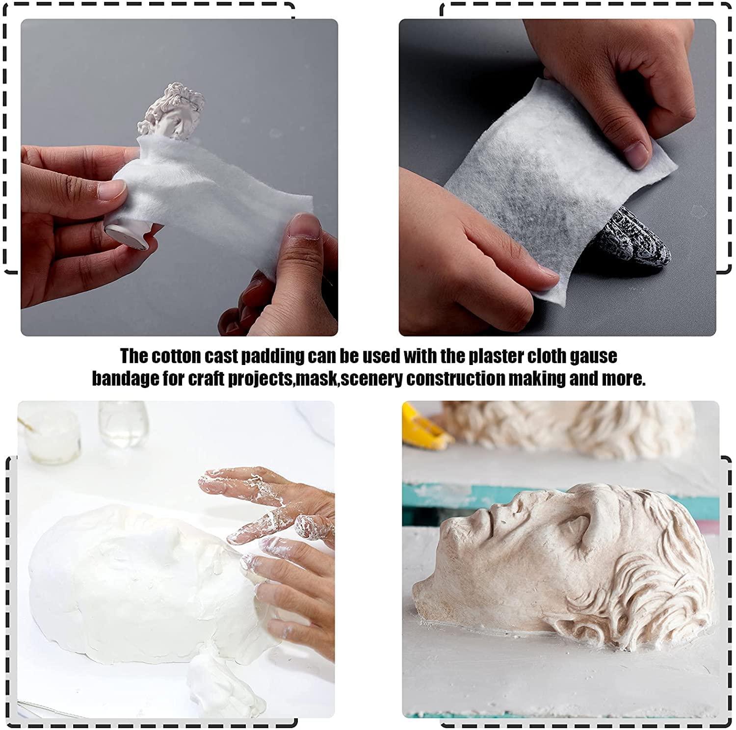 Ndola Ndola Cast Padding Cotton Undercast Padding Roll Cotton Cast Padding Use with Soft Plaster Cloth Size 15cm x 3m (9)