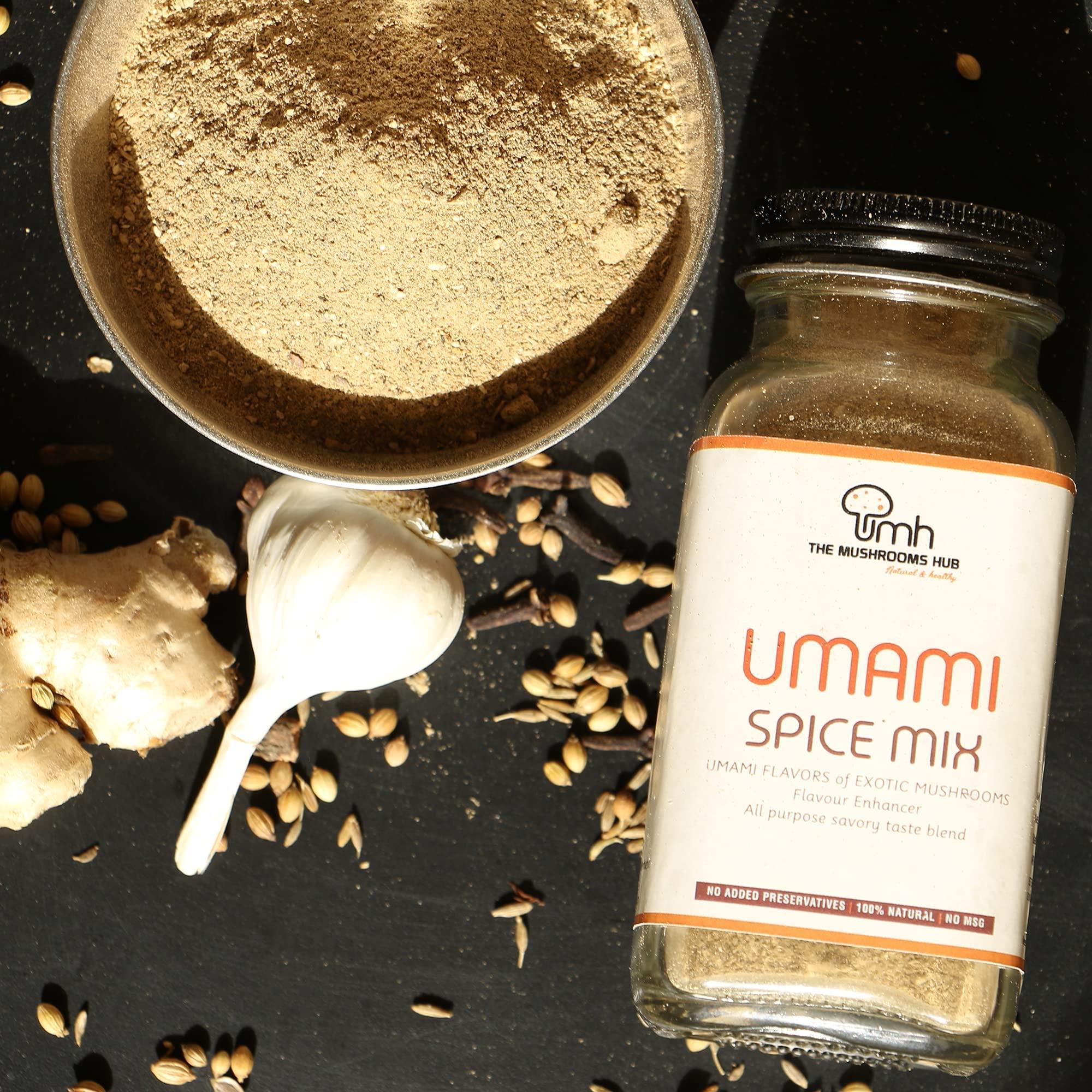 THE MUSHROOMS HUB The Mushrooms Hub all purpose Umami Spice Mix ( Mushroom Flavour), 50 Gm x 1