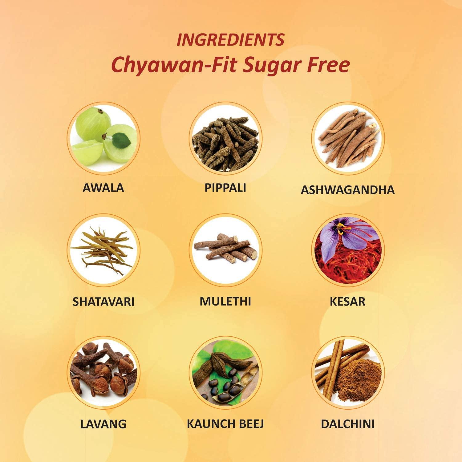Baidyanath Baidyanath Asli Ayurved Chyawan-Fit Sugar Free Chyawanprash 1 Kg - (Pack Of 2)