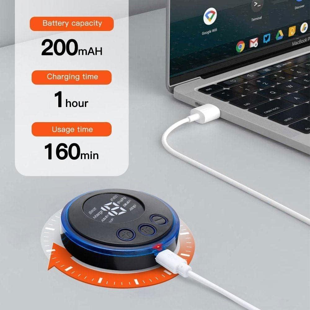 Eco Shopee SHOPPING SIMPLIFIED Eco Shopee SHOPPING SIMPLIFIED Rechargeable Wireless Neck Massager With 8 Modes, 19 Strength Levels for Ultimate Pain Relief and Relaxation(MS-1)