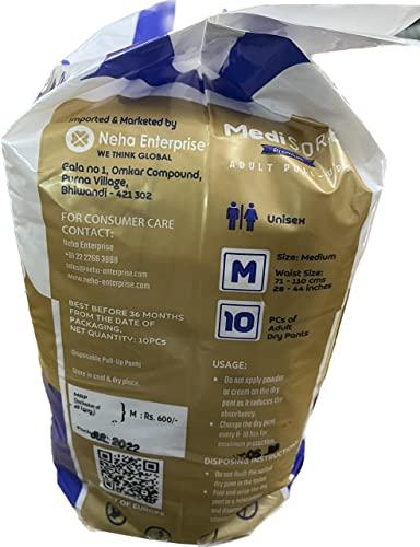 Medisorb MEDISORB ADULT PANT DIAPERS (MEDIUM) 31\" - 43\"