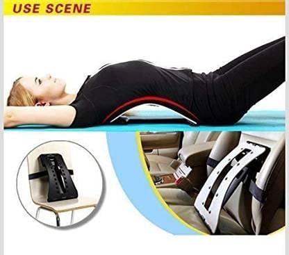 NavaFresh Basics VISHOU Back Support Multi-Level Back Stretcher Device, Lumbar Back Stretching Device, Back Support for Office Chair and Pain Relief