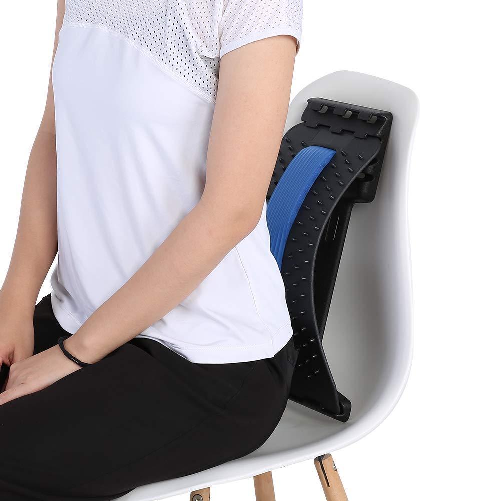 CPEX CPEX Back Stretcher Multi-Level Back Stretcher Device, Lumbar Back Stretching Device, Memory Foam Cushion Back Stretcher for Office Chair and Pain Relief