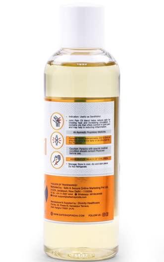 MAAN ORGANIC FARMS Haoma Joint Pain Oil 100ml (Pack of 3)- a blend of natural ingredients Gandhapura Oil, Tail Patra, Sesame Oil, Saral Exudates, Peppermint Crystals