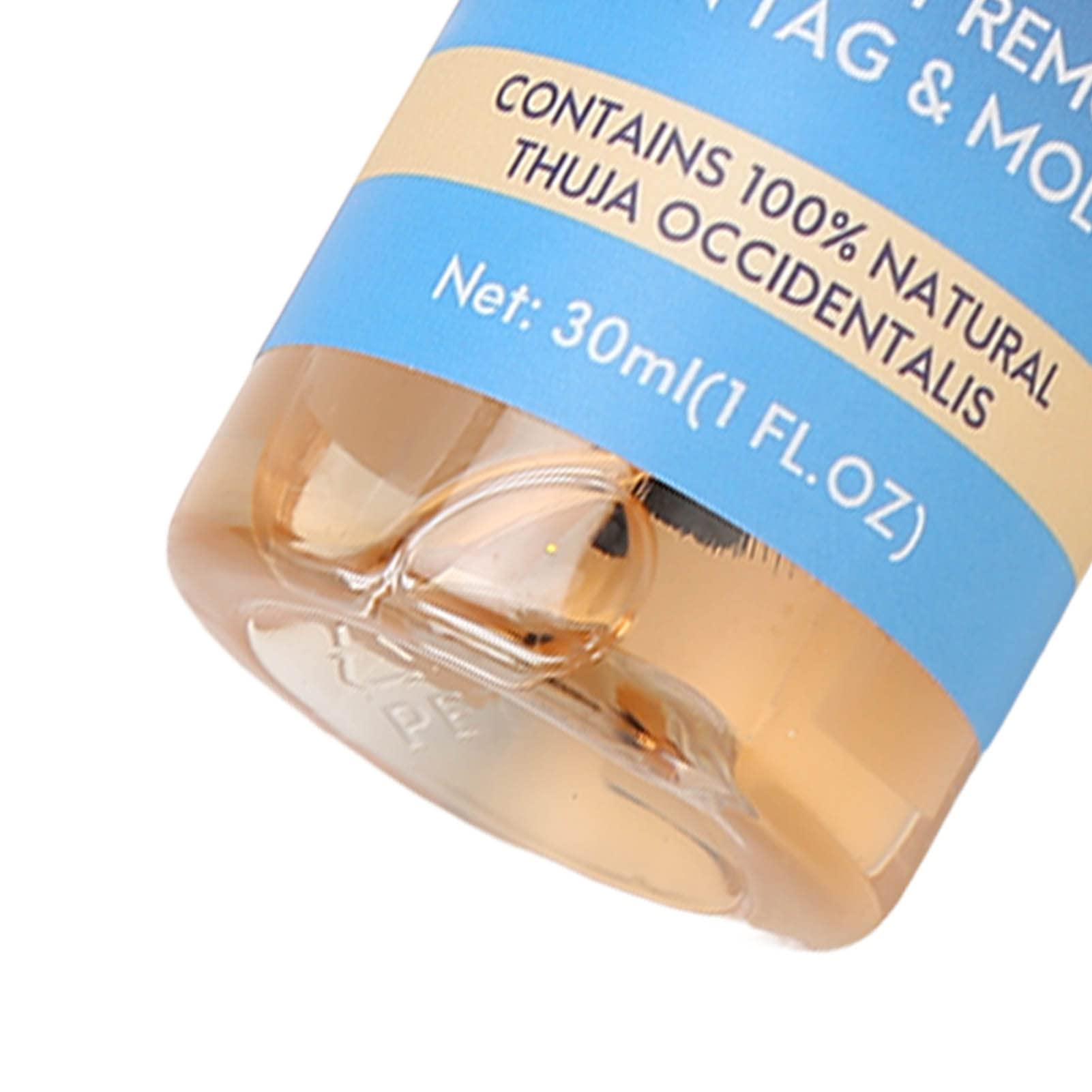 Jaerb Liquid Mole Remover, 30ml Painless Safe Mild Repairing Brush Tip Skin Tag Removal Liquid for Condyloma