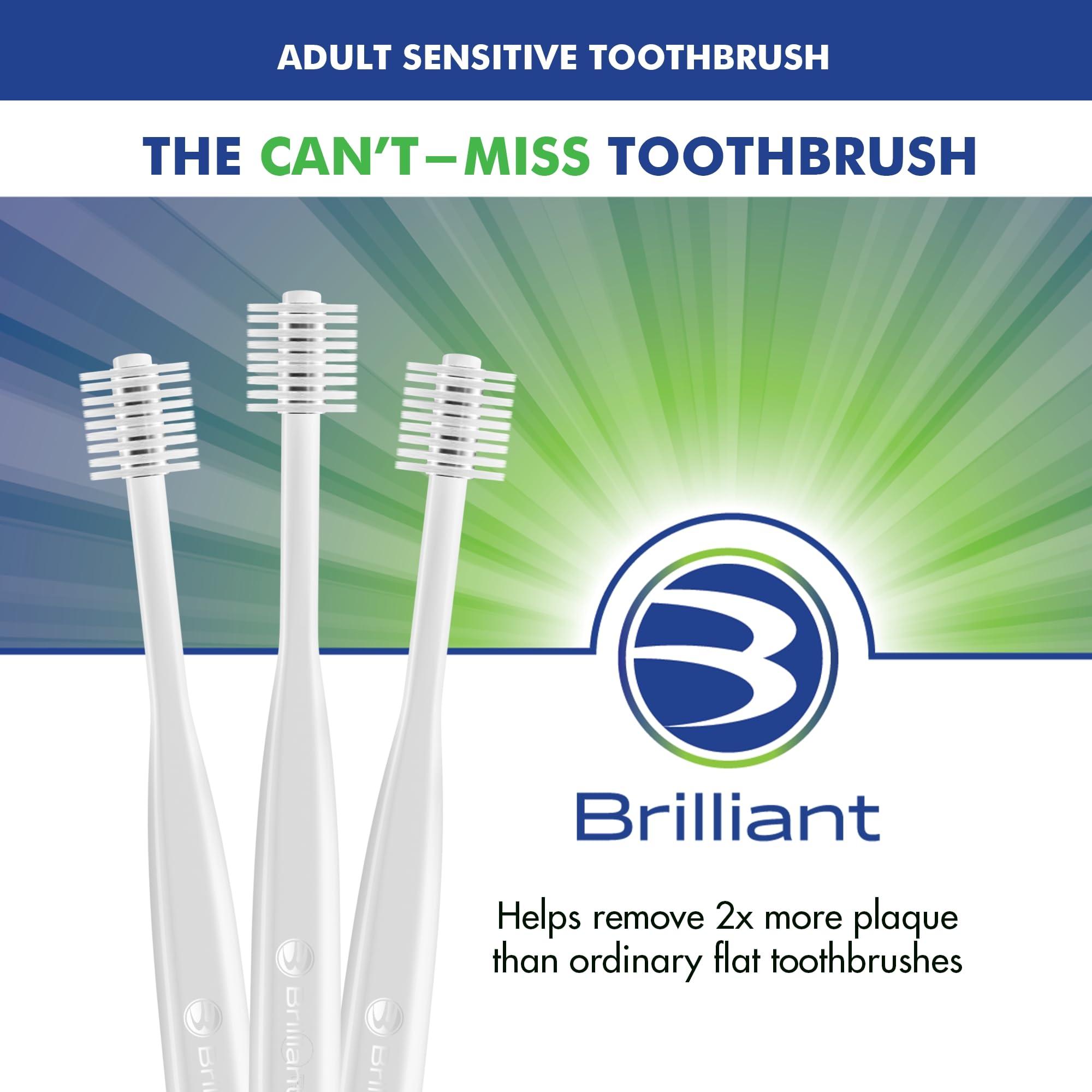 HartFelt 1 Count : HartFelt Sensitive 360 Toothbrush (1 Count)–Great for Diabetics, Seniors, and those with Dry Mouth