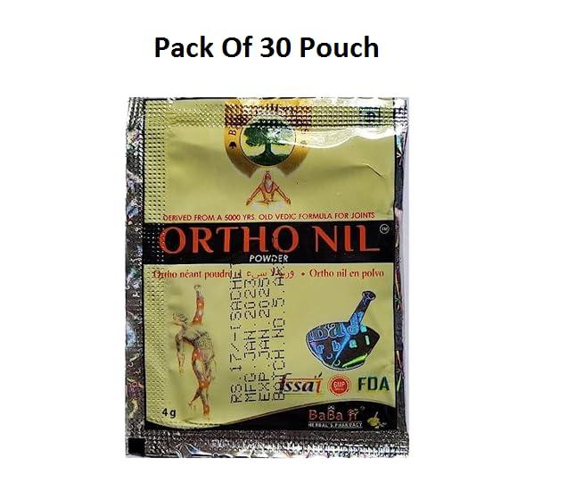 RAMAYURVEDA ENTERPRISES Ortho Nil Powder Hebral Ortho Nil Powder Babaji Herbals (30 SACHETS)