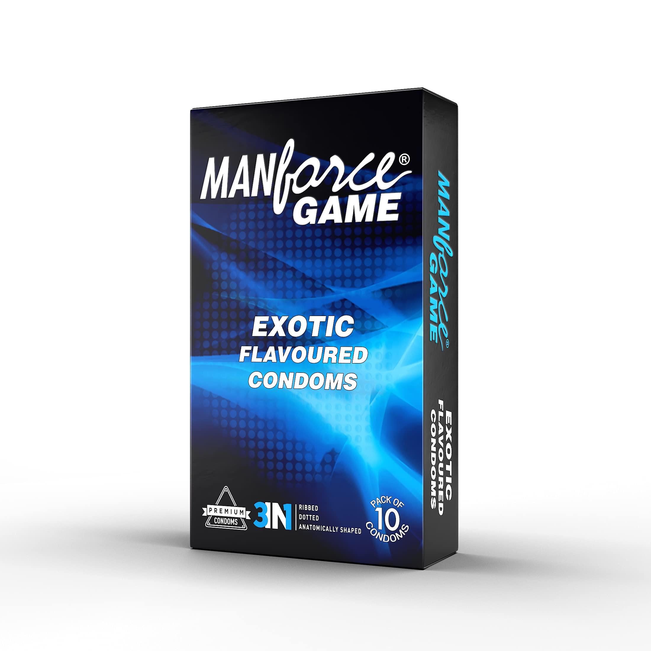 Manforce Manforce GAME Condoms, 10 Pieces x Pack of 2