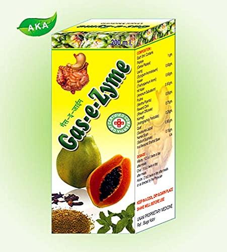 AKA A.K.A. Chemicals GAS-E-ZYME Syrup For Digestive System 200ml - Pack of 2