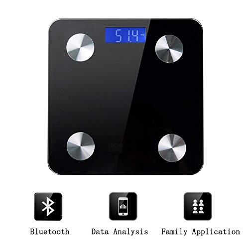 Glaceon Glaceon Bluetooth Body Fat Scale Smart BMI Scale Digital Bathroom Weight Scale, Body Weight Measurement Scale with Smartphone App