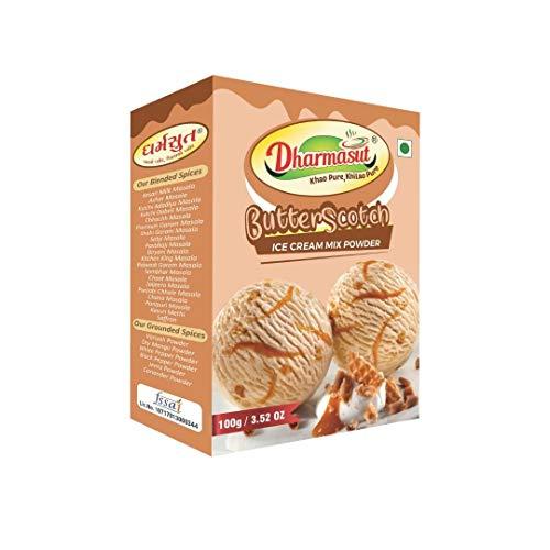 DHARMASUT DHARMASUT Kesar Pista + Mango + Butter Scotch + Chocolate + Vanilla Ice Cream Powder | Pack of 5 | 500 gm